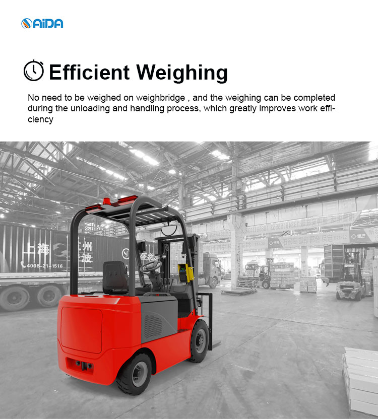 LED Display Digital Forklift Scales for Fast and Accurate Load Measurement Optional Division 0.1-5kg
