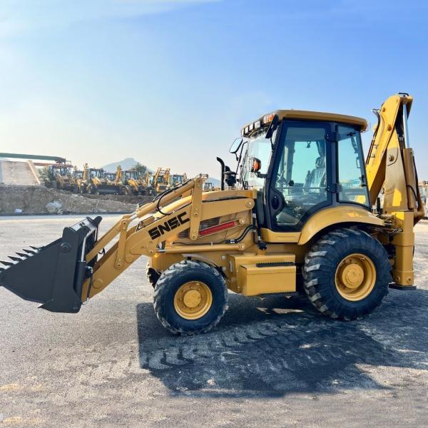 Quality Mini Tractor Backhoe Loader 4X4 Retroexcavadora Hydraulic Transmission for sale