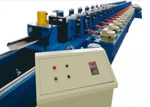 Fireproof Sheet Roller Shutter Door Making Machine , Door Panel Roll Forming Machine Custom Color