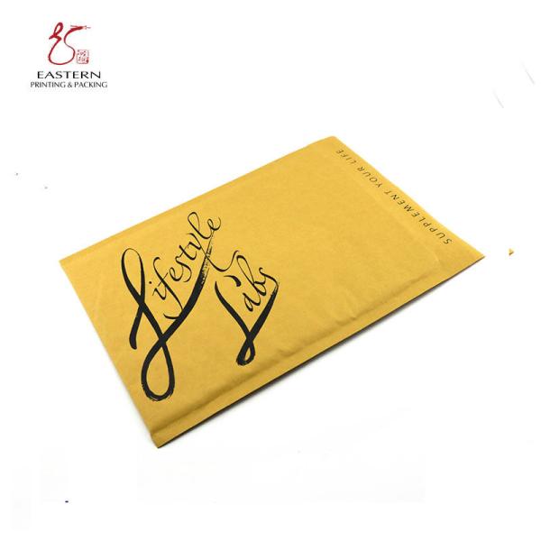 25cm Length Kraft Paper Bubble Envelope , Kraft Paper Bubble Mailers Paper Products