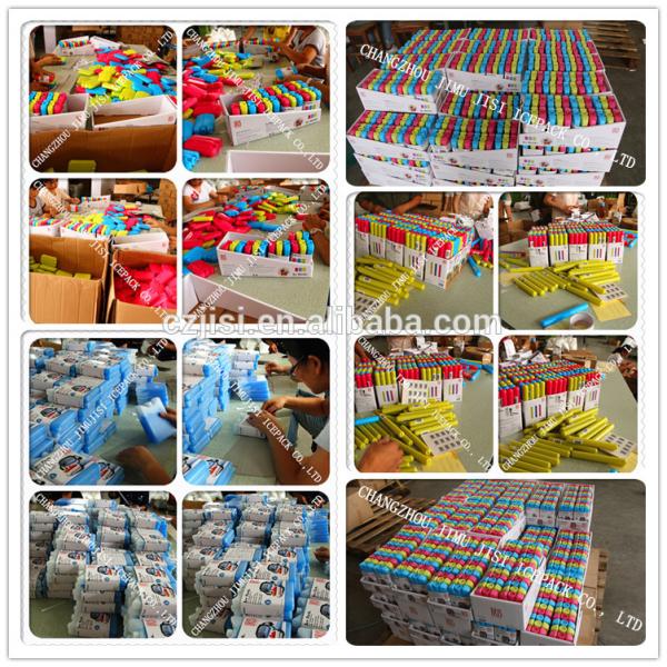 Phase Change Material Gel Ice Packs High Density Polyethylene For Beer Bottle