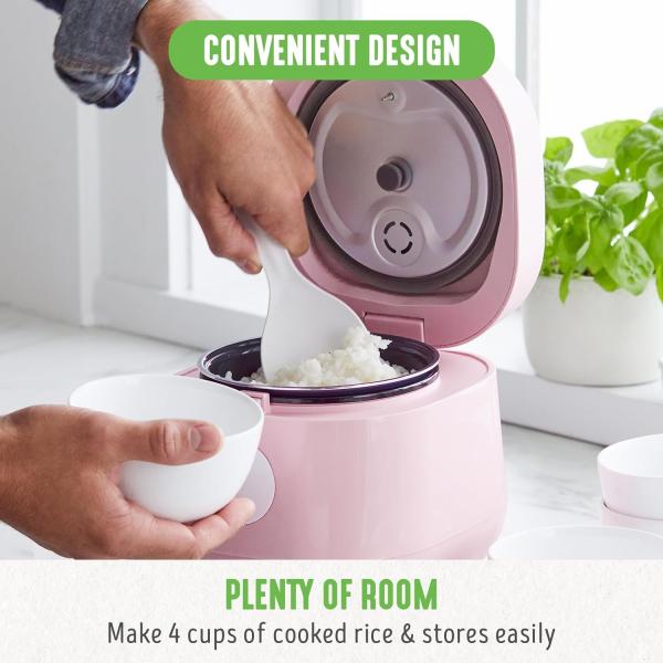 Quality Mini Rice Cooker 2-Cups Uncooked, 1.2L Rice Cooker Small With Non-Stick Pot, Small Rice Cooker With One Touch & Keep for sale