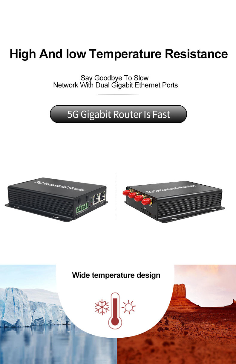 RS232 RS485 5G Cellular Modem Router , Stable M2M Wireless Cellular Router