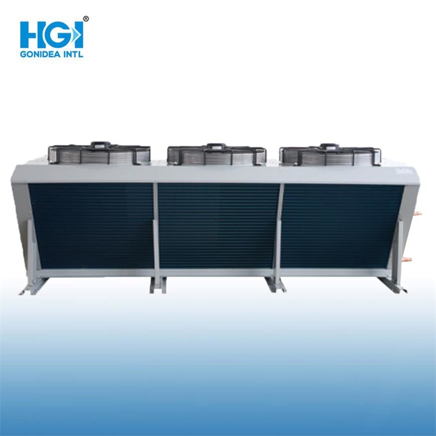 Comercial High Efficiency V Shape Condenser Air Cooler Unit Refrigeration Parts