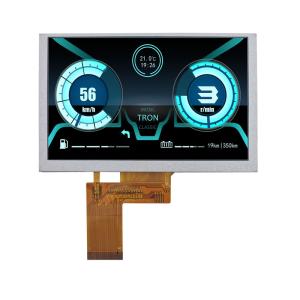 China 5.0 Inch 800x480 Square Shape Display LCD IPS View Angle LCD Screen 40pin ST7262 Drive TFT Module  on sale