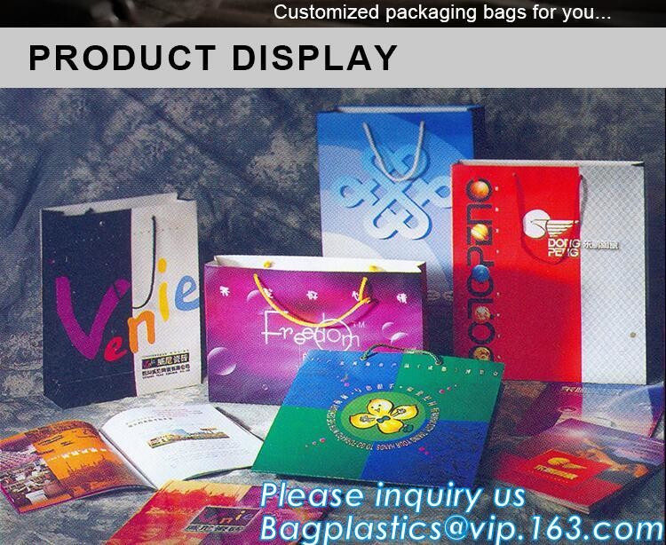 Promotional customized high quality soft loop plastic cloth bag,manufacturer custom soft loop handle polyethylene PE pla