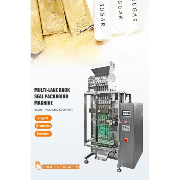 Multi Lane Coffee Powder Packing Machine Sachet Ketchup Stick Liquid Packing Machine