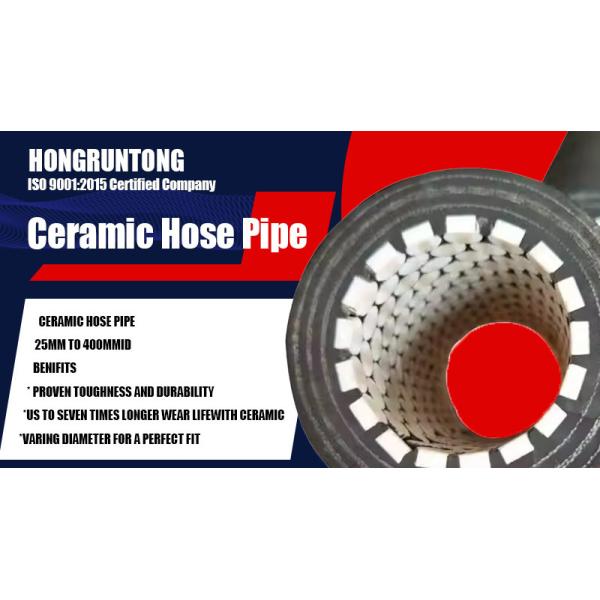 Abrasion Resistant Ceramic Lined Hose Corrosion Impact Proof Custom Sizes