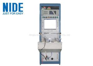 Fan , Mower Steel Casting Motor Testing Equipment With Bar Code Scan Function