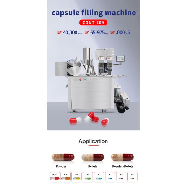 CGNT 209 Double Loader Semi Automatique Pharmy Capsule Filling Machine