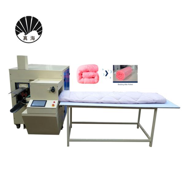 Quality Semi Automatic Blanket Rolling Packing Machine Pneumatic Driven for sale