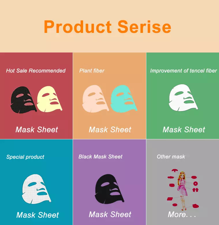 100% tencel silk mask sheet from china factory for face cosmetic beauty skin care invisible disposable masque/cloth