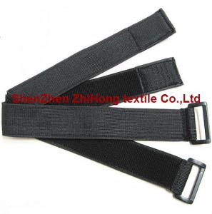 China Buckle Clasp Nylon Adjustable Hook And Loop Fastener Strap For Wrist Armband Straps wholesale