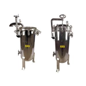 Pleated High Flow Water Filter Housing Multi Cartridge 0.6MPa