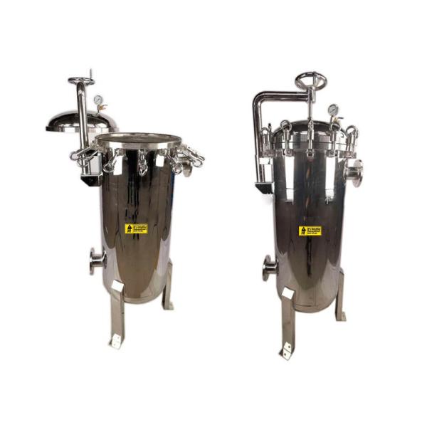 Quality Pleated High Flow Water Filter Housing Multi Cartridge 0.6MPa for sale