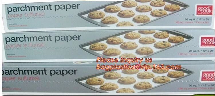5M*37CM width non-stick silicone coated baking parchment paper,roasting paper for grill,line,cooking,BBQ bagplastics pac