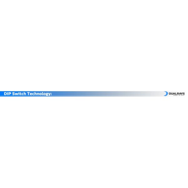 DUALRAYS D5 LED Moisture-proof Light with DIP Switchable Power/3CCT 160LPW Efficiency