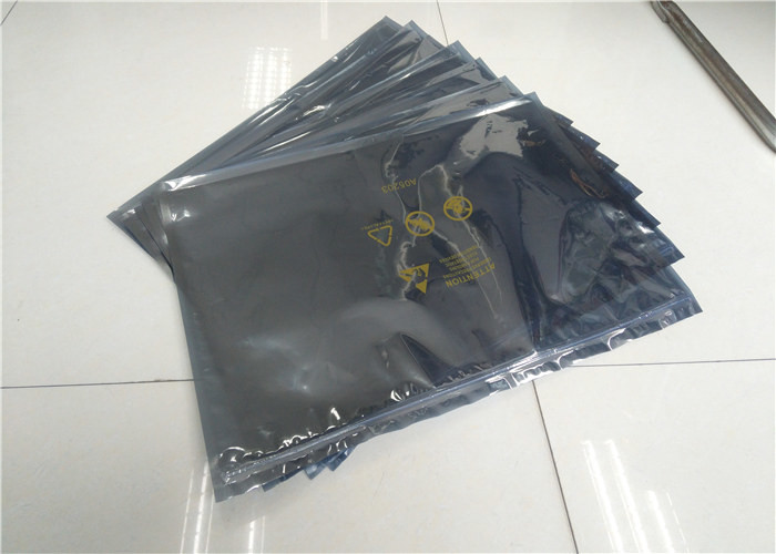 Reusable ESD Shielding Bags Moisture Proof , Anti Static Bags For Electronics