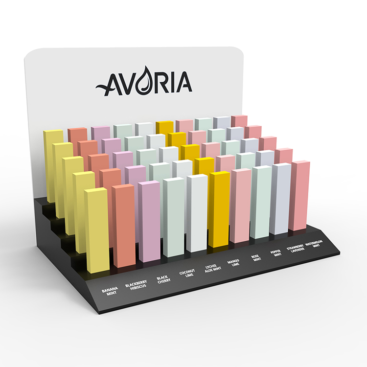 Pegboard PVC Display Stand Double Sided Display Stand For Shops