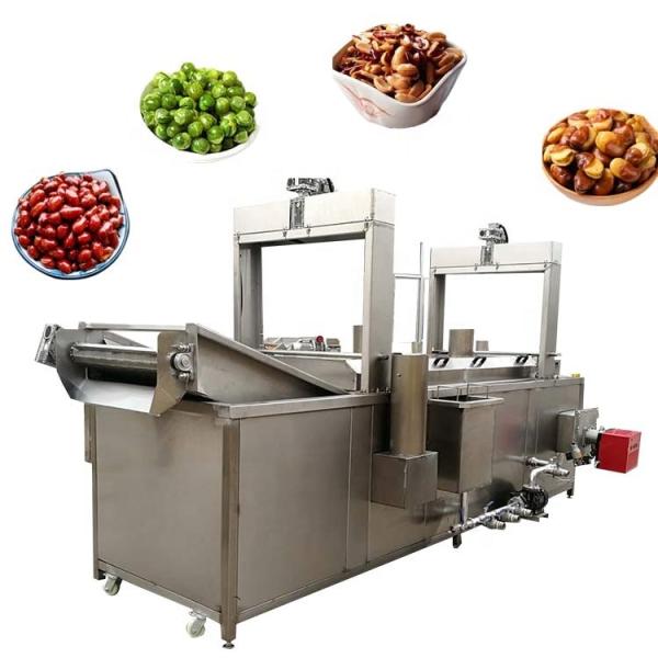 Quality Peanut Frying Continuous Automatic Snacks Frying Machine for sale