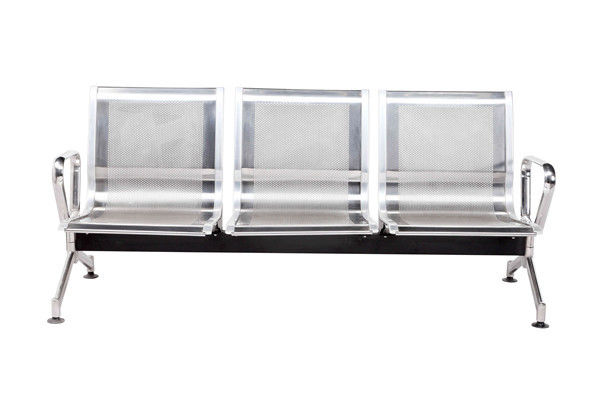 201 Stainless Steel Waiting Bench 3 Seat For Airport