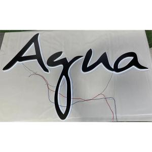 China Luminous Characters Acrylic Advertising Sign Luminous Characters Advertising Board Metal Backlight Characters wholesale