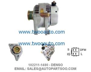 China 102211-1480 102211-8490 - DENSO Alternator 12V 80A Alternadores on sale