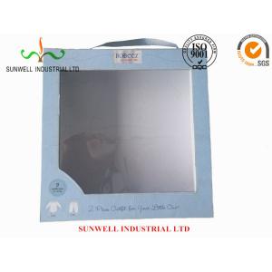 China Magnetic Closure Handmade Apparel Gift Boxes With Ribbon Tape Handle wholesale