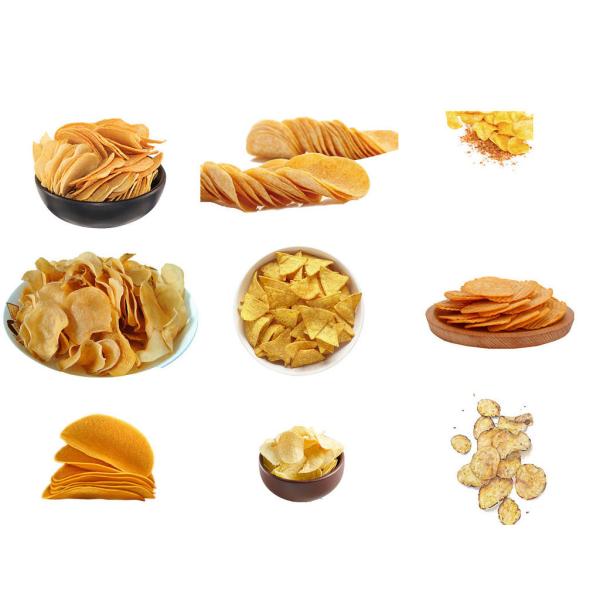 Rotary Drum Potato Chip Seasoning Machine , French Fries Processing Machine