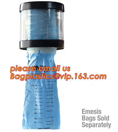 Disposable Portable Medical Emesis Bags, Disposal Waterproof Airsickness Vomit Emesis Bag, Pack Emesis Bag,