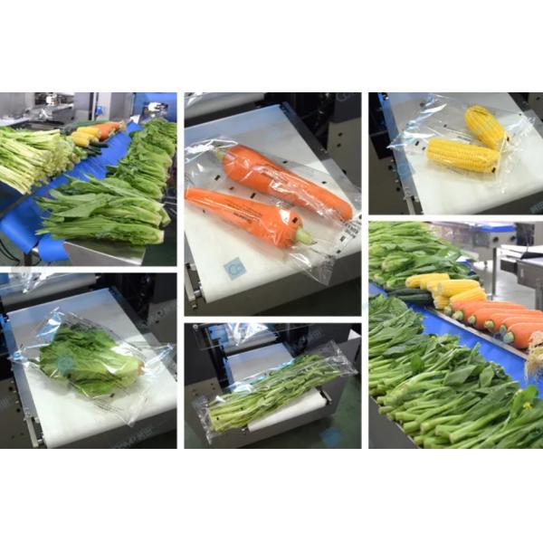 Automatic Vegetable Wrapping Machine Multifunctional Pillow Pack With Vacuum Function