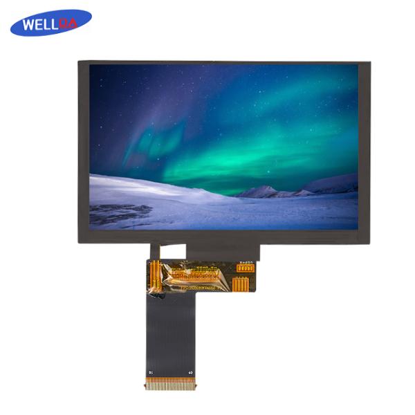 Normally Black IPS LCD Display 5 Inch LCD Module ST7262 Driver lC