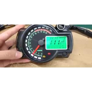 China Lcd Dashboard 15000R/MIN Motorcycle Meter Lcd Display Low Oil Alarm wholesale
