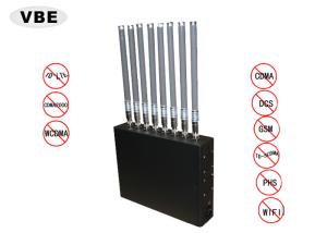 China 8 Channels Cell Phone Reception Blocker , Mobile Phone Scrambler 6.5kg Net Weight wholesale