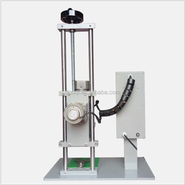 110V DDX-450 Processing Line Manual Glass Crystal Water Perfume Shampoo Plastic Bottle Screw Capping Machine