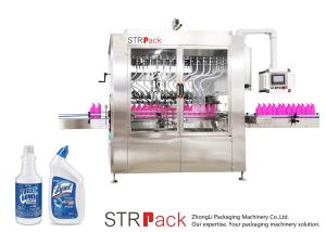 Angled-neck Bottle Liquid Filling Machine Toilet Cleaner Liquid Filler
