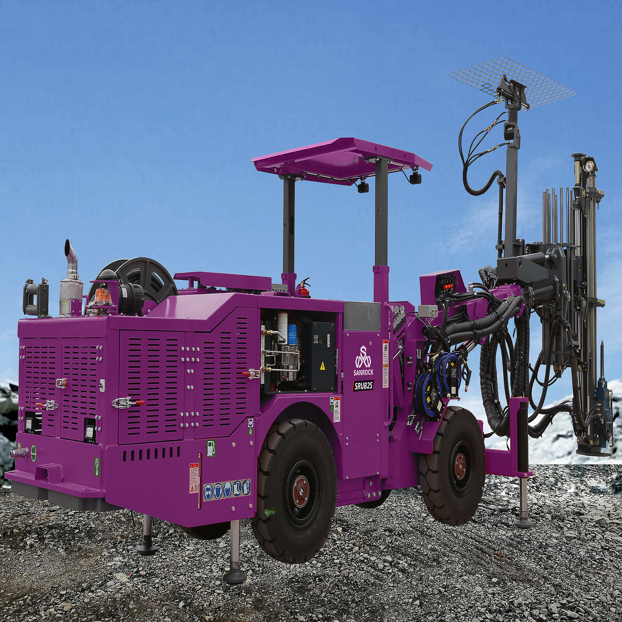 Jumbo Rock Bolting Drilling Rig Hydraulic Underground Tunneling Drilling Rig Equipment