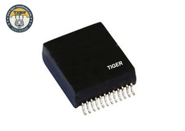 Quality Professional Lan Transformer Coils Black Color With Router Low Insertion Loss for sale