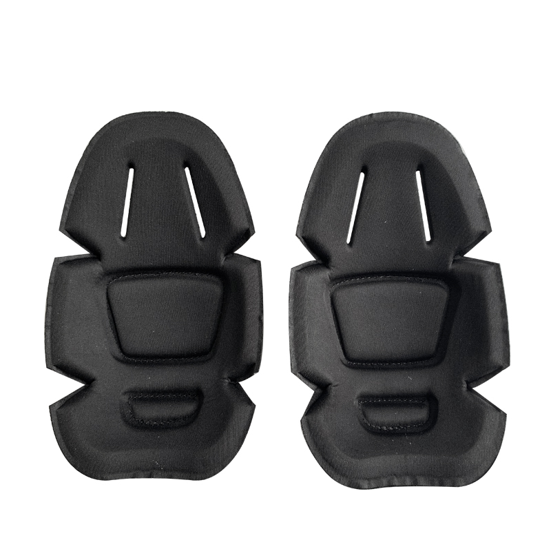 Applicable People Adult Black Flexible Frog Knee and Elbow Pads for Outdoor Training