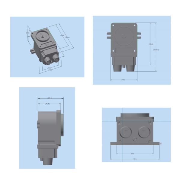 Hot Sale AC220V/380V Aluminum Alloy Explosion Proof Changeover Switch 5 Years Warranty Atex