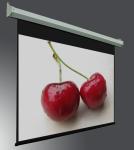 Durable manual pull down projection screen with Self-lock device
