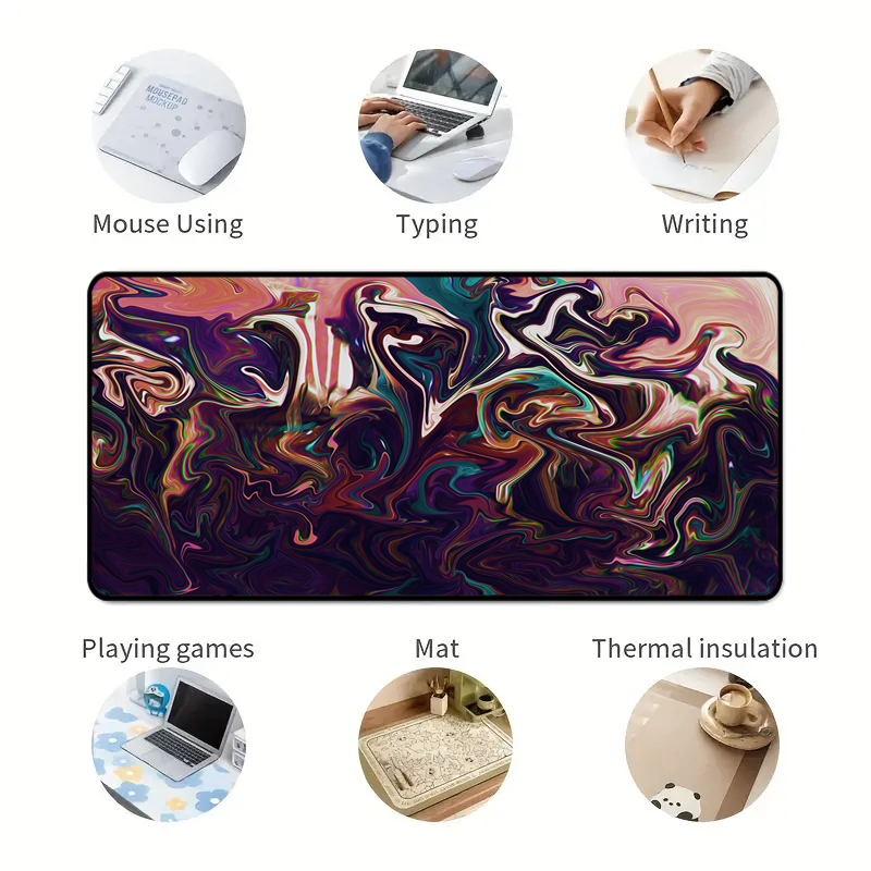 Stock XYDAN Eco-Friendly Non-Slip Waterproof Custom Printing Fluid 40x90 Mouse Pad