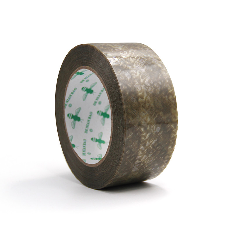 BOPP Yellowish Yellow Packaging Adhesive Sealing Tape Single Sided