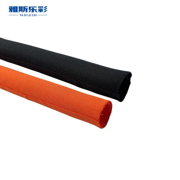 Quality Textile Split Flexible Self Closing Cable Sleeve Pipe Wire Protection for sale