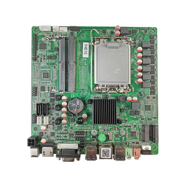 Quality PCWINMAX H610 Mini ITX LGA 1700 Industrial Motherboard DDR4 Supports 12th Gen Core Processors for sale