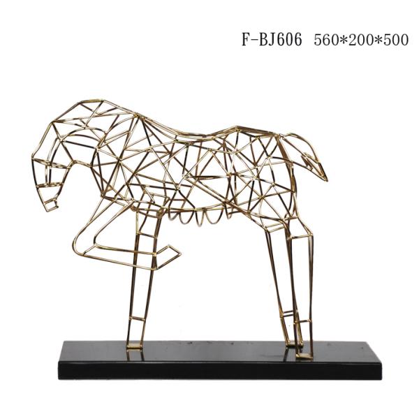 Office Antique Brass Tabletop 500mm Home Decor Sculptures