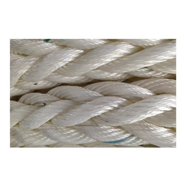 Quality White Nylon Floating Mooring Line , Large Ships Mooring Ropes With Marker Yarn for sale