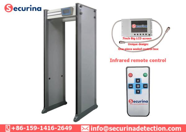 IP65 Weather Proof Walk Through Security Screeners Equipment 45 Multi Zone