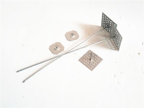 Quality Stainless Steel Duct Insulation Pins , Metal Insulation Hangers With Washers for sale