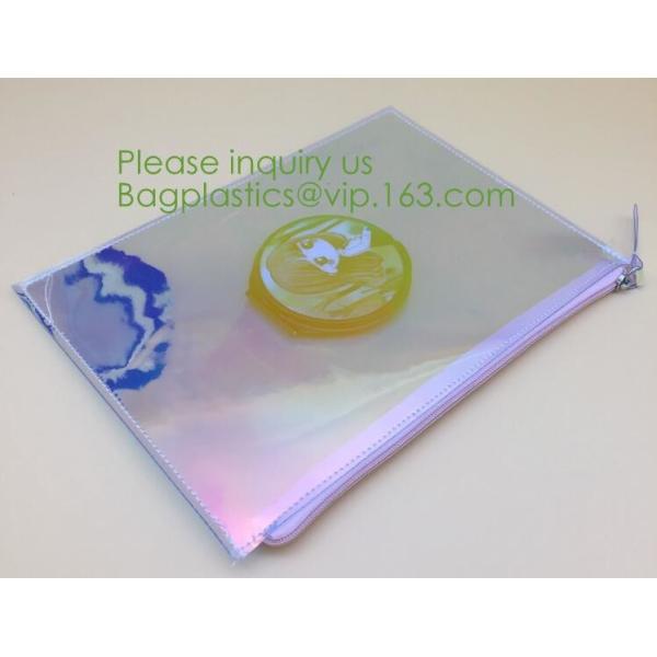 printed PVC zipper bag ,transparent PVC swimwear packaging bag,bikini bag,zipper bag for cosmetic packing bagease bagpac